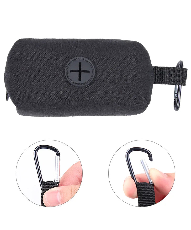 Durable Dog Leash with Poop Bag Dispenser - Reflective Material for Nighttime Safety